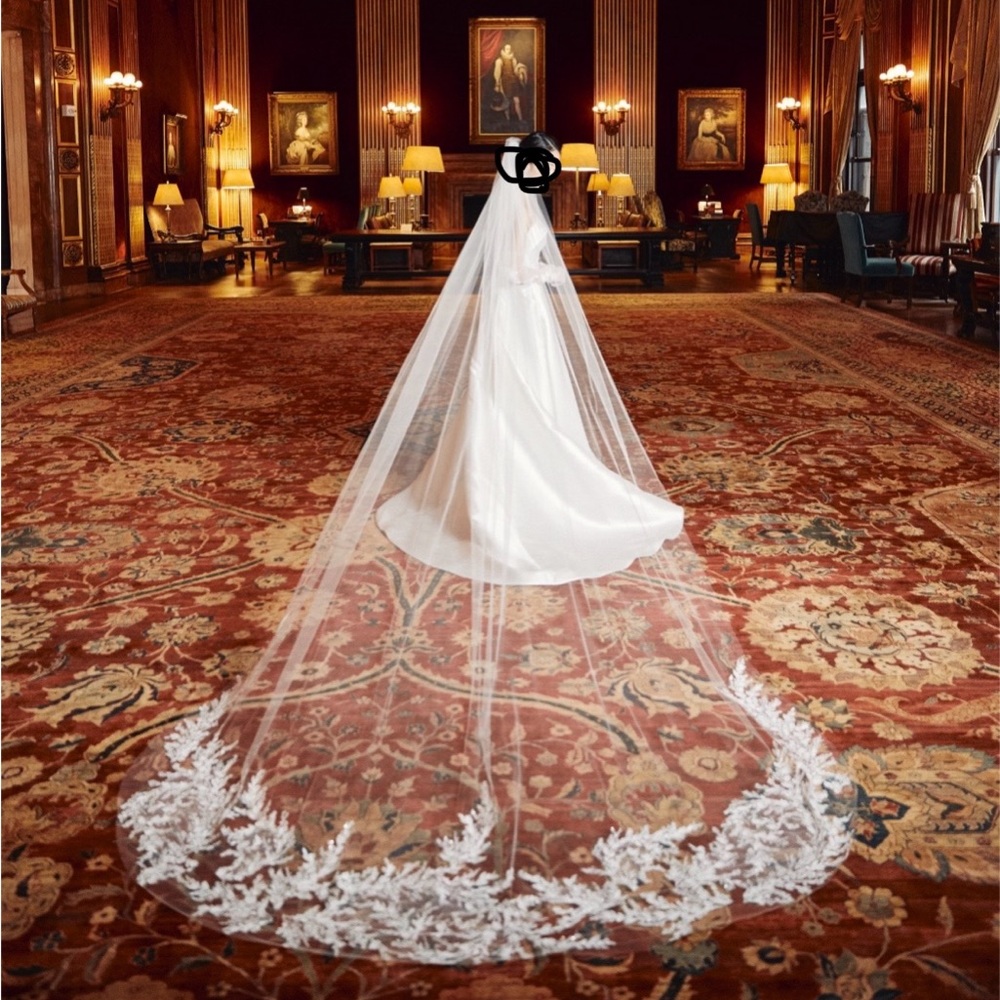 Amsale cathedral veil (originally $990)